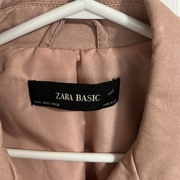 Zara Basic Faux Leather Biker Jacket (S) - Picture 6 of 8